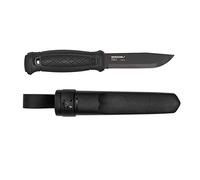 Morakniv Garberg Full Tang Fixed Blade Knife with Carbon Steel Blade, 4.3-Inch, Poly Sheath, Black