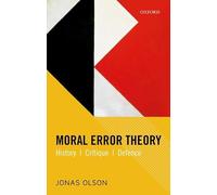 Moral Error Theory - 9780198769972