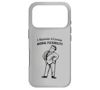 Moral Flexibility Funny Sarcastic Humor Case for iPhone 17 Pro