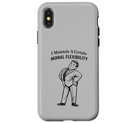 Moral Flexibility Funny Sarcastic Humor Case for iPhone X/XS