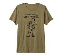 Moral Flexibility Funny Sarcastic Humor Premium T-Shirt