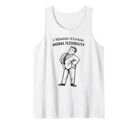 Moral Flexibility Funny Sarcastic Humor Tank Top
