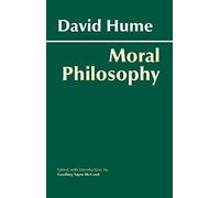 Moral Philosophy by David Hume published by Hackett Pub Co (2004)