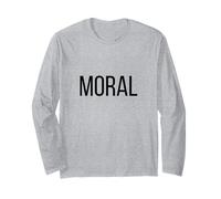 Moral Single Word Adjective Simple Halloween Costume Long Sleeve T-Shirt