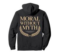 Moral Without Myth Laurel Wreath Design Pullover Hoodie