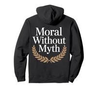Moral Without Myth Laurel Wreath Design Pullover Hoodie