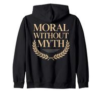 Moral Without Myth Laurel Wreath Design Zip Hoodie