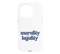 Morality over Legality Moral Code Compass Good Human Be Kind Case for iPhone 15 Pro