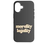 Morality over Legality Moral Code Compass Good Human Be Kind Case for iPhone 16