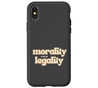 Morality over Legality Moral Code Compass Good Human Be Kind Case for iPhone X/XS