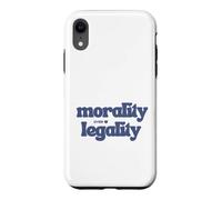 Morality over Legality Moral Code Compass Good Human Be Kind Case for iPhone XR
