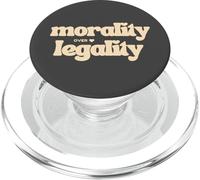 Morality over Legality Moral Code Compass Good Human Be Kind PopSockets PopGrip for MagSafe