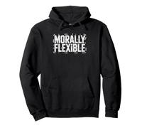 Morally Flexible Cat Person Funny Personality Identity Pullover Hoodie
