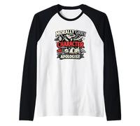Morally Gray Character Apologist Funny Bookish Humor Raglan Baseball Tee
