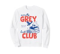 Morally Grey Book Club Book Lover Fiction Reader Bookish Sweatshirt