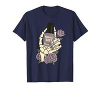 Morally Grey Gothic Skeleton Hand Nail Polish Dark Romance T-Shirt