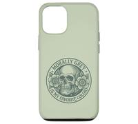 Morally Grey is My Favorite Color Floral Skull Dark Romance Case for iPhone 12/12 Pro