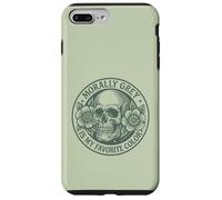 Morally Grey is My Favorite Color Floral Skull Dark Romance Case for iPhone 7 Plus/8 Plus