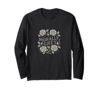 Morally Grey Thorny Roses Long Sleeve T-Shirt