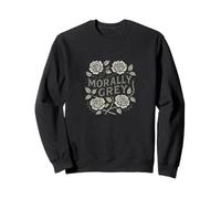 Morally Grey Thorny Roses Sweatshirt