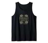 Morally Grey Thorny Roses Tank Top