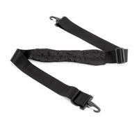 Morally Toxic 3 Legged Thing Premium Shoulder Strap with Detachable Comfort Pad - Woven Nylon Webbing, Air Mesh Padding, Silicone Grips, Adjustable Length for Camera Bags, Messenger Bags (Onyx)