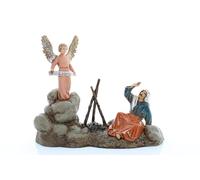 Moranduzzo Annunciation for Nativity Scene of 4 Inch Scale 1:20 - Unbreakable Nativity Figures - Arabic Style, Hand-finished Painting, Official Product, Made in Italy, Sculptor M. Landi