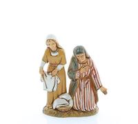 Moranduzzo Washerwomen for 3.94 in Nativity Scene - STANDARD 10 - Unbreakable Figures, Arabic Style, Hand-Painted, Official Product, Made in Italy, Sculptor M. Landi