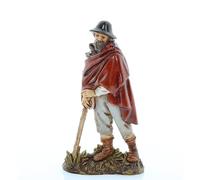 Moranduzzo Wayfarer for Nativity Scene of 4 Inch Scale 1:20 - Unbreakable Nativity Figures - 18th Century Style, Hand-finished Painting, Official Product, Made in Italy, Sculptor M. Landi