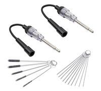 Morange in-Line Spark Plug Engine Ignition Tester with Carb Carburetor Cleaner Kit, 6-12V Pick Up Coil Armature Diagnostic Detector Tool for Automotive Car Lawnmower Internal External Engine