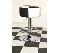 Morani Bar Stool Black White Premium