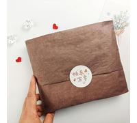 MORANTI Brown White Bulk Tissue Gift Wrapping Paper 30 Sheets 19.7 Inch x 27.5 Inch, Suitable for Baby Shower Birthday Wedding Graduation Retirement Party Gift Favor Packaging Decoration