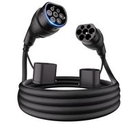 MoraRise Type 2 to Type 2 EV Charging Cable, 7kW 32A 15M EV Charger | Portable Electric Car Charger| 250V | IP65 | TPU | Plug-in Hybrid V1-32S-B