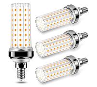 MORATER E12 LED Bulbs,150W Equivalent 2000 Lumen 6500K Cool Daylight White 20W E12 Base Non-dimmable Ceiling Fan Corn Lighting for Home Garage Warehouse Indoor LED Corn Bulbs (E12, Daylight White)