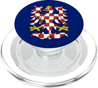 MORAVIA CZECH REPUBLIC FLAG MORAVIAN EAGLE ARMS PopSockets PopGrip for MagSafe