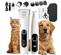 Moravon - Moravon Dog Clipper, Sharp Ceramic Blades & Low-Noise Motor & Cordless Operation for Pet Comfortable and Well-Groomed, Moravon Dog Grooming Clippers for a Stress-Free Grooming to Dogs Cats