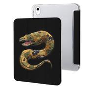 Moray Eel Camouflage Cute Protective Case Compatible for IPAD 10代 (10.9in) Trifold Tablet Cover Non-Slip Cases