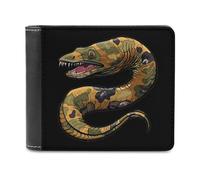 Moray EEL Camouflage Men's Bifold Wallet Slim Cash Card Holder Leather Purse