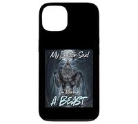 Morbidly A Beast Funny Cringe Cool Funny Alpha Wolf Meme Case for iPhone 13