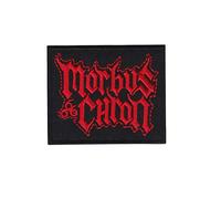 Morbus Chron Red Death Metal Band Patch Badge Embroidered Iron on Applique Souvenir Accessory