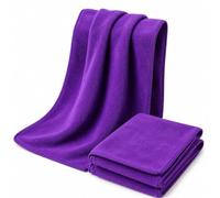 Morbuy 2PCS Microfiber Massage Bed Cover Without Face Hole (Deep Purple,190x90cm)