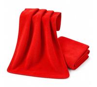 Morbuy 2PCS Microfiber Massage Bed Cover Without Face Hole (Red,190x90cm)