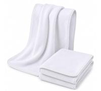 Morbuy 2PCS Microfiber Massage Bed Cover Without Face Hole (White,190x90cm)