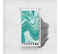 Morbuy 3D Marble Next to Me Crib Sheets, Cot Bed Sheets, Soft Breathable Microfiber Moses Basket Sheets, Cot Sheets for Boy and Girl, Durable Easy Care Crib Sheets (65x95cm,Wheat)