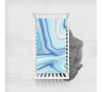 Morbuy 3D Marble Next to Me Crib Sheets, Cot Bed Sheets, Soft Breathable Microfiber Moses Basket Sheets, Cot Sheets for Boy and Girl, Durable Easy Care Crib Sheets (140x70cm,Wheat)