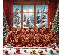 Morbuy Chenille Sofa Throws Extra Large, Sofa Large Throw Blanket for 3 4 Seater Soft Chenille Reversible Throw Covers with Tassels for Chair Couch and Bed (Autumn leaves,180x260cm)