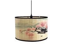 Morbuy Chinese Style Bamboo Lampshade for Table Lamps, Light Shades Bedside Light Lampshade Diameter Wall Light Lamp Shades for Table Lamp Wall Lamp Bedside Lamp Floor Lamp (30CM,A)
