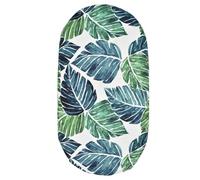 Morbuy Cot Bed Sheets, Bedside Cribs Fitted Sheets Newborn Pram Sheets Fitted,Microfiber Cot Bed Mattress Protector, Easy Care Bassinet Sheets (1 Piece,Leaf)