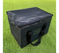 Morbuy Foldable Cool Bag 16/28/50L Reusable Cooler Bag, Outdoor Picnic Bag Insulated Cold Hot, Cool Bags for Lunch,Picnic,Camping,Beach,BBQ,Delivery (28L,Black)