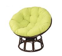 Morbuy Hanging Egg Chair Cushions Cover, Soft Comfy Microfiber Round Seat Cushions for Home Cushions Patio Sofa Indoor Outdoor Décor (light green,80x80CM)